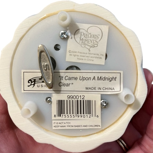 ❄️ Precious Moments 2008 Girl With Snowflake Rotating Musical Figurine | 990012 - Picture 4 of 8